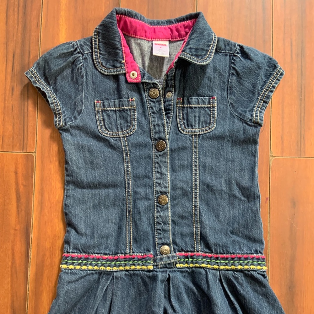 Gymboree girls denim dress size 6